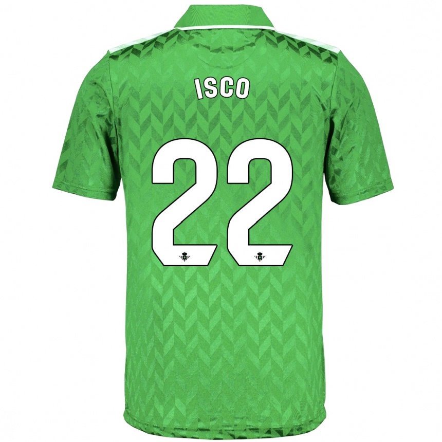 Hombre Fútbol Camiseta Isco #22 Verde 2ª Equipación 2023/24 México