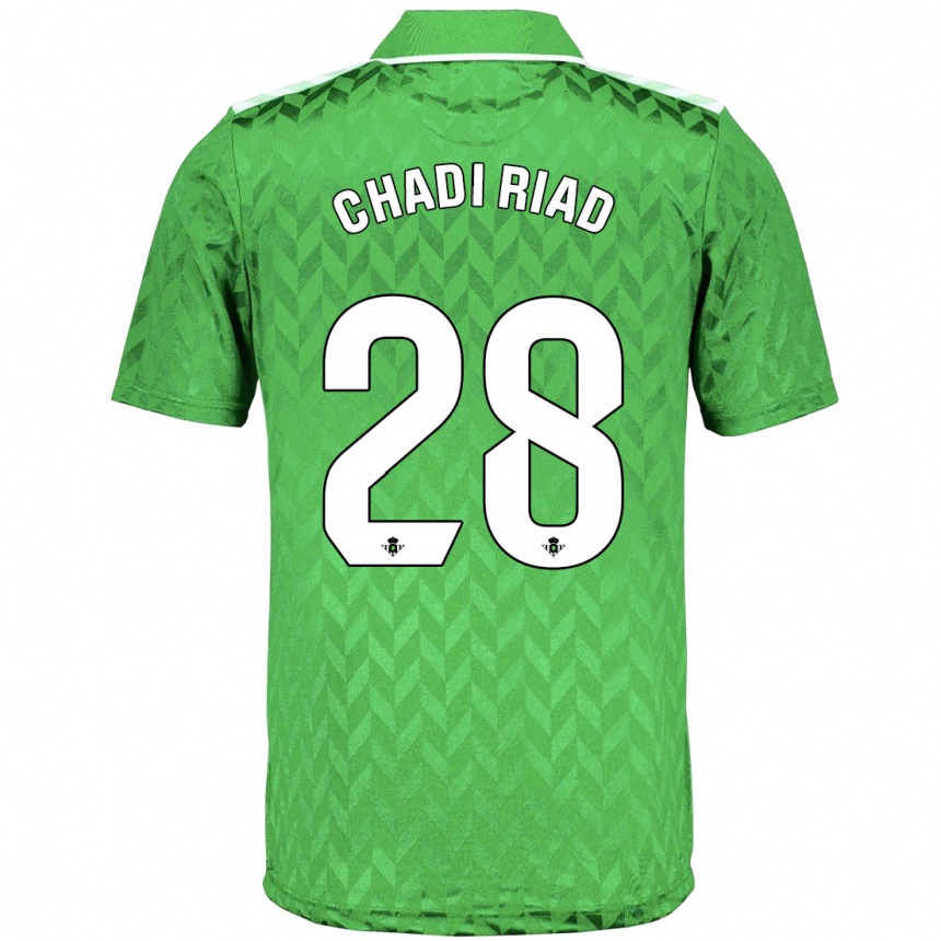 Hombre Fútbol Camiseta Chadi Riad #28 Verde 2ª Equipación 2023/24 México