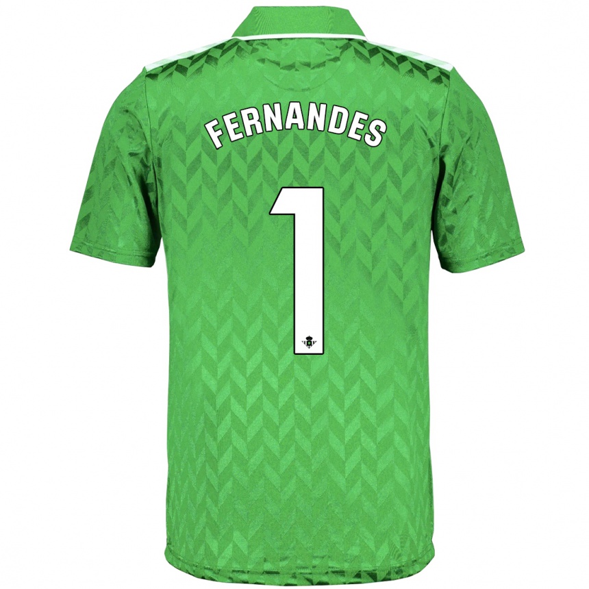 Hombre Fútbol Camiseta Guilherme Fernandes #1 Verde 2ª Equipación 2023/24 México