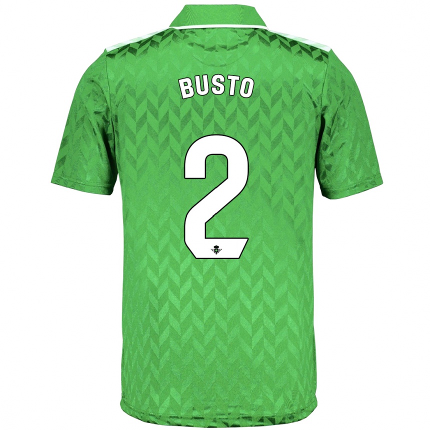 Hombre Fútbol Camiseta Pablo Busto #2 Verde 2ª Equipación 2023/24 México