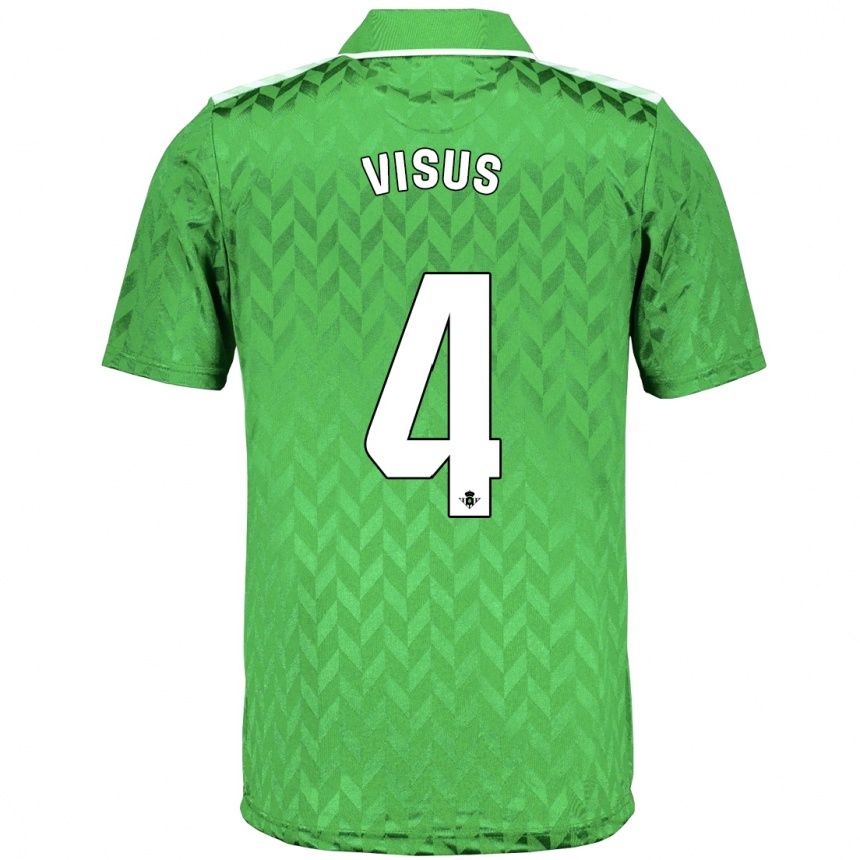 Hombre Fútbol Camiseta Ricardo Visus #4 Verde 2ª Equipación 2023/24 México