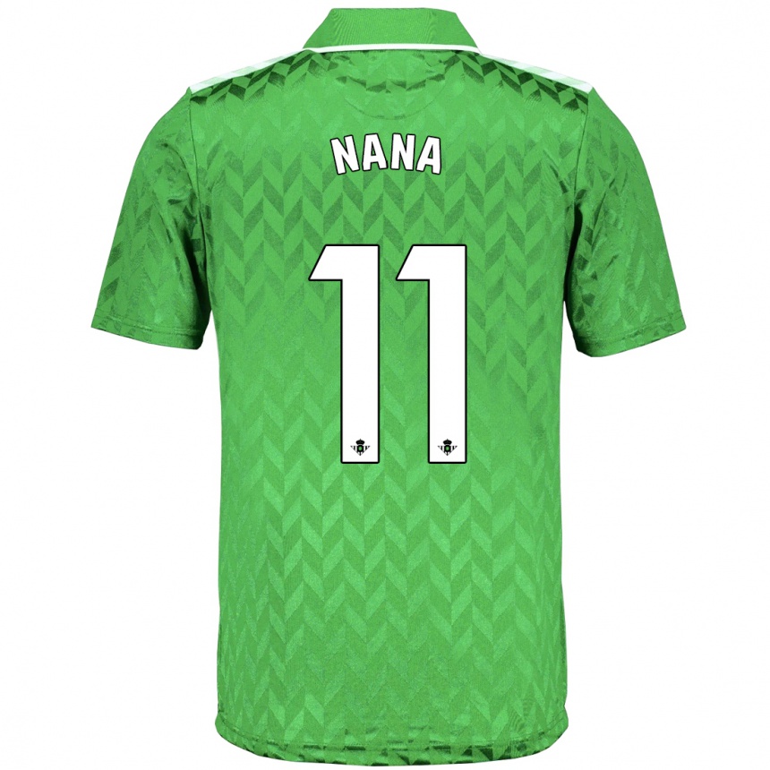 Hombre Fútbol Camiseta Nuria Ligero Fernández #11 Verde 2ª Equipación 2023/24 México