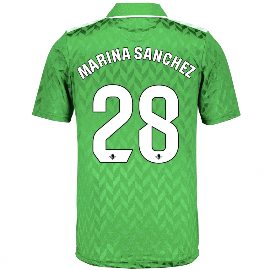 Hombre Fútbol Camiseta Marina Sánchez #28 Verde 2ª Equipación 2023/24 México