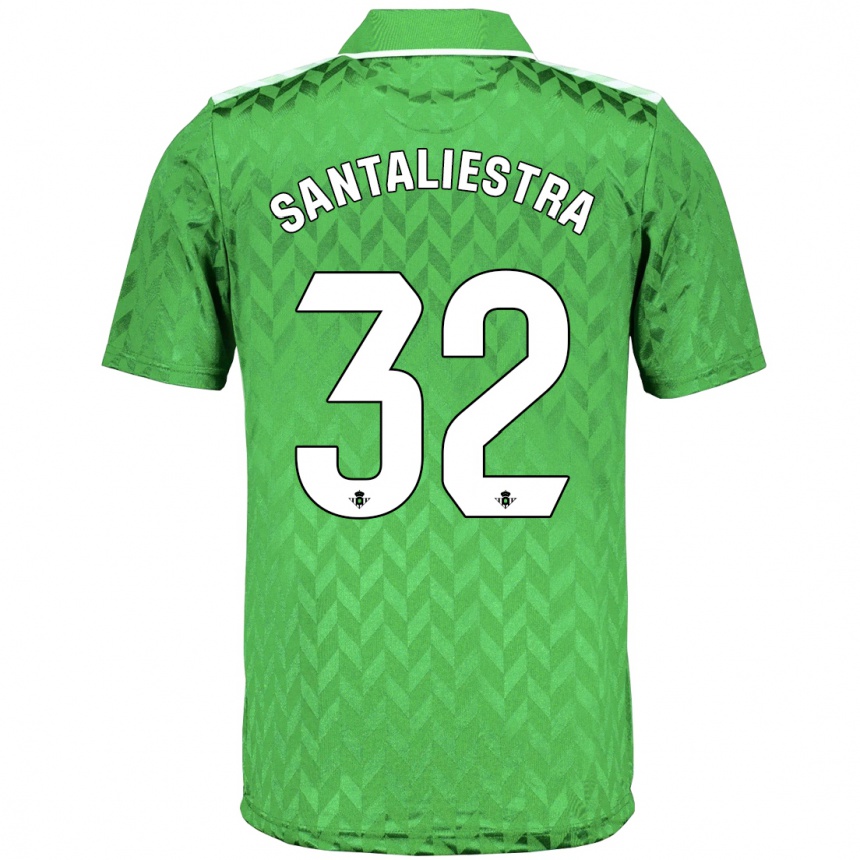 Hombre Fútbol Camiseta Carla Santaliestra #32 Verde 2ª Equipación 2023/24 México