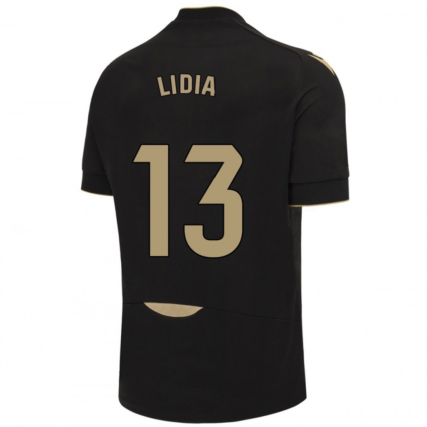 Hombre Fútbol Camiseta Lidia Rincón García #13 Negro 2ª Equipación 2023/24 México