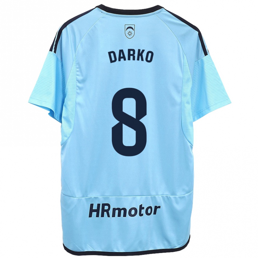 Hombre Fútbol Camiseta Darko Brasanac #8 Azul 2ª Equipación 2023/24 México