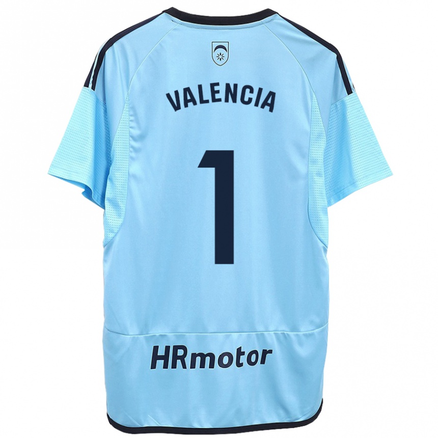 Hombre Fútbol Camiseta Pablo Valencia #1 Azul 2ª Equipación 2023/24 México