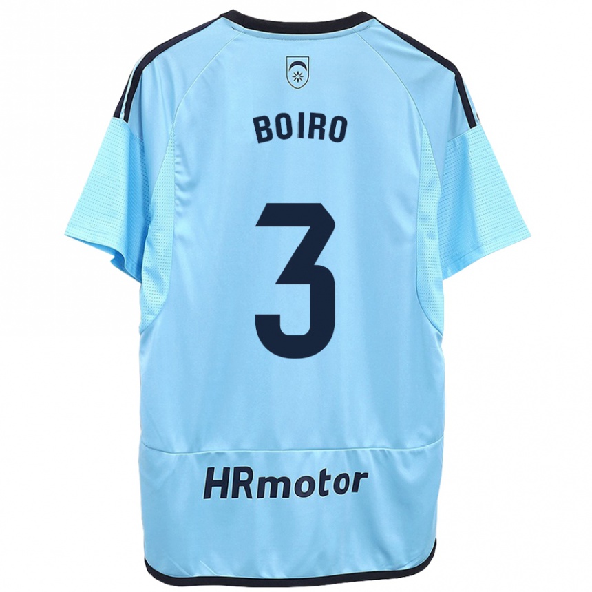 Hombre Fútbol Camiseta Adama Boiro #3 Azul 2ª Equipación 2023/24 México