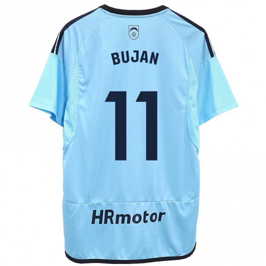 Hombre Fútbol Camiseta Unai Buján #11 Azul 2ª Equipación 2023/24 México