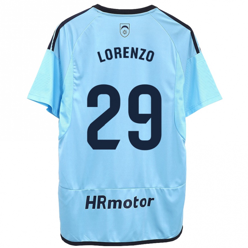 Hombre Fútbol Camiseta Nowend Lorenzo #29 Azul 2ª Equipación 2023/24 México