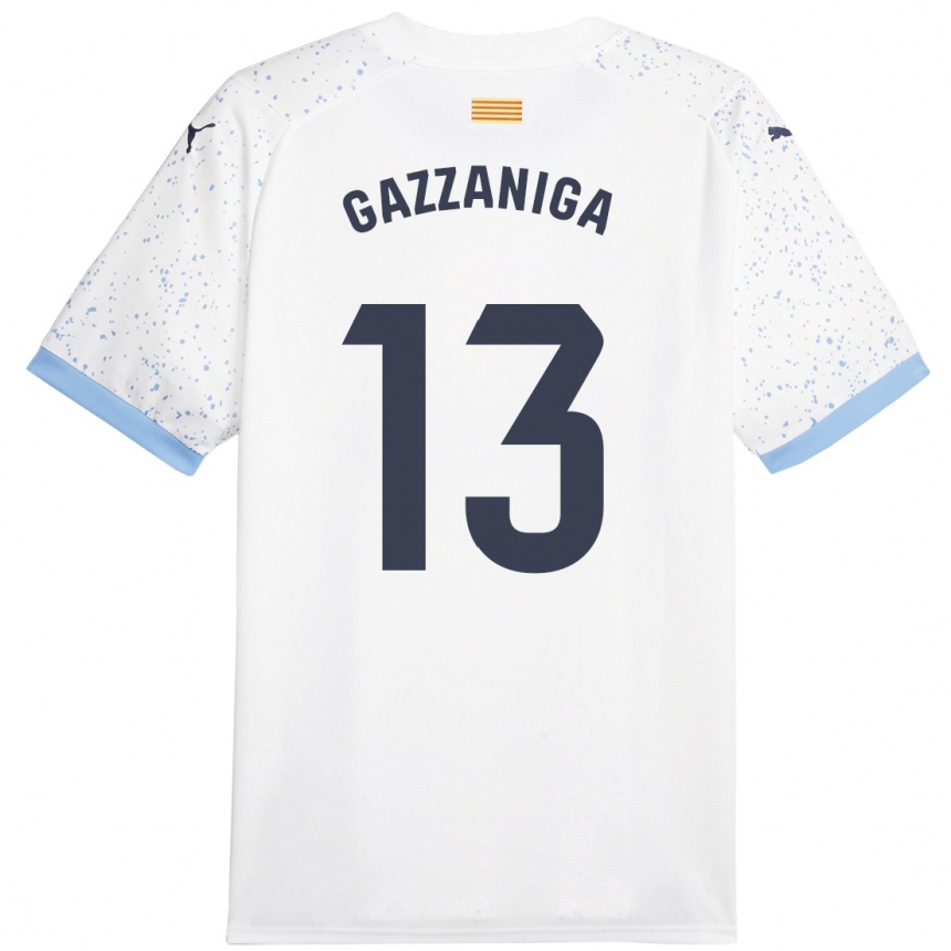 Hombre Fútbol Camiseta Paulo Gazzaniga #13 Blanco 2ª Equipación 2023/24 México