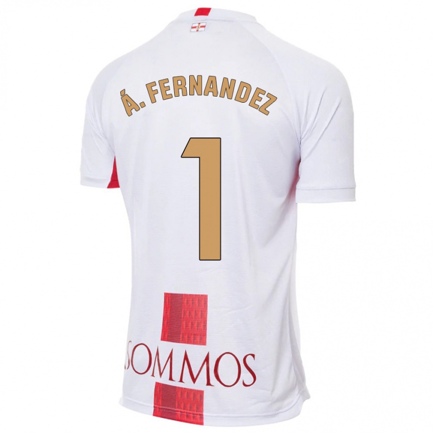 Hombre Fútbol Camiseta Álvaro Fernández #1 Blanco 2ª Equipación 2023/24 México