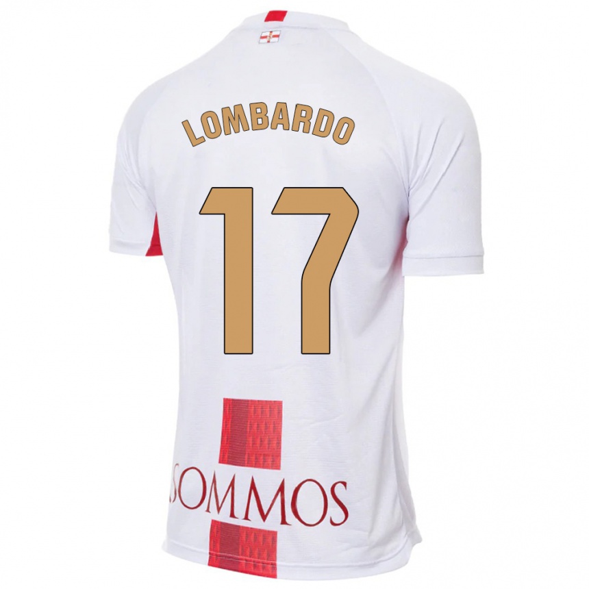 Hombre Fútbol Camiseta Enzo Lombardo #17 Blanco 2ª Equipación 2023/24 México