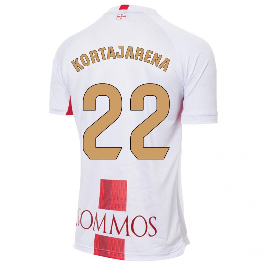 Hombre Fútbol Camiseta Iker Kortajarena #22 Blanco 2ª Equipación 2023/24 México