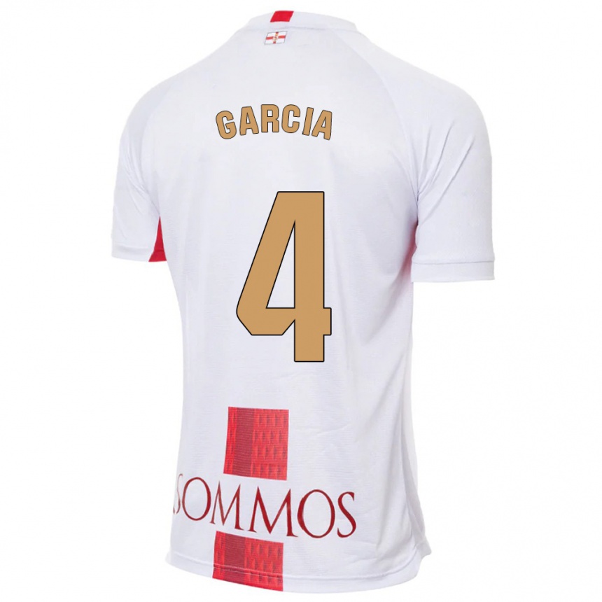 Hombre Fútbol Camiseta Nacho García #4 Blanco 2ª Equipación 2023/24 México