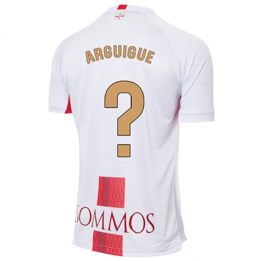 Hombre Fútbol Camiseta Ayman Arguigue #0 Blanco 2ª Equipación 2023/24 México