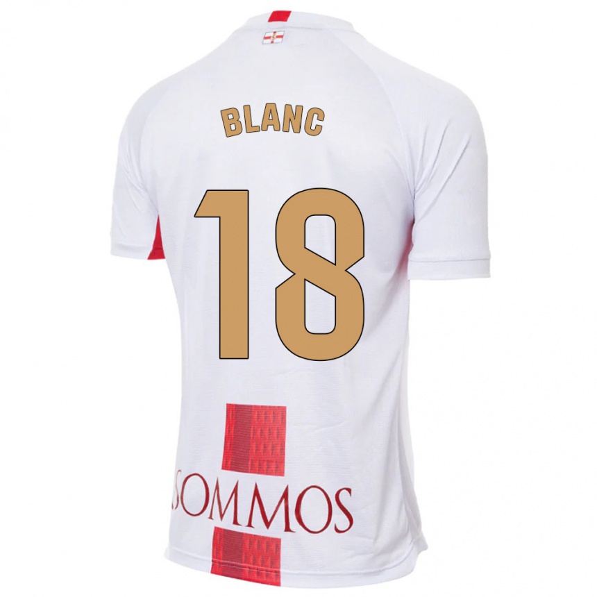 Hombre Fútbol Camiseta Laia Blanc #18 Blanco 2ª Equipación 2023/24 México