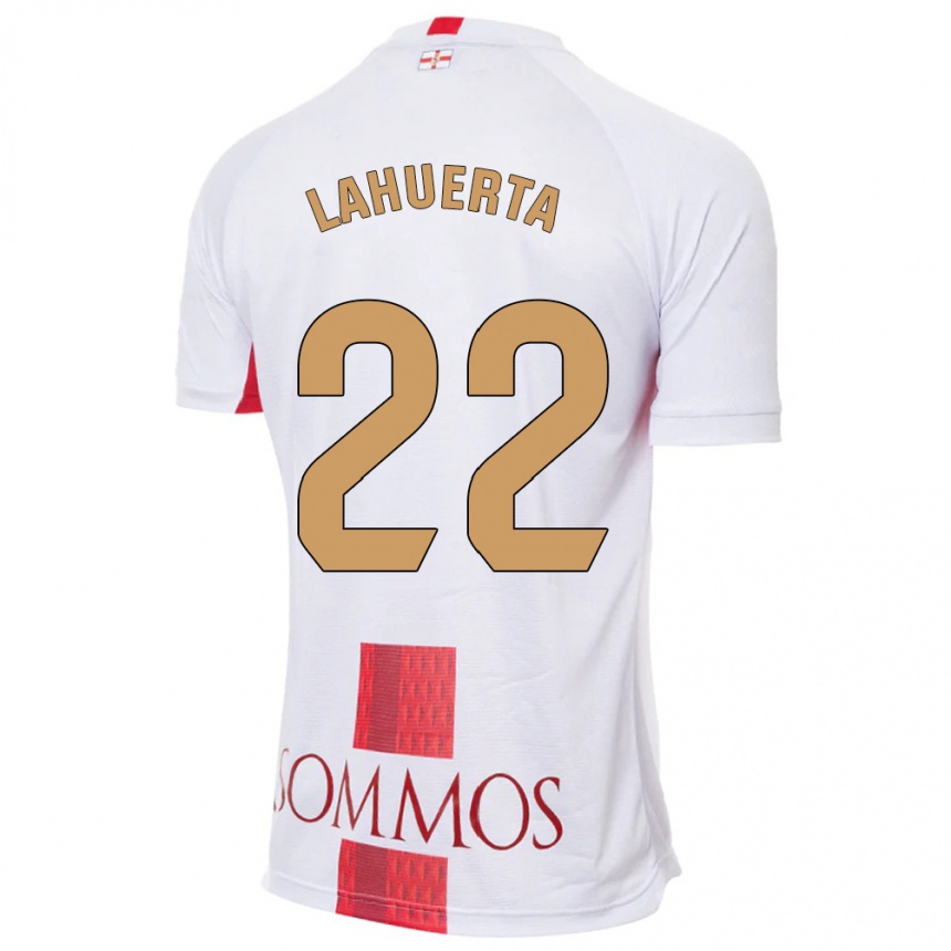Hombre Fútbol Camiseta Gema Lahuerta #22 Blanco 2ª Equipación 2023/24 México