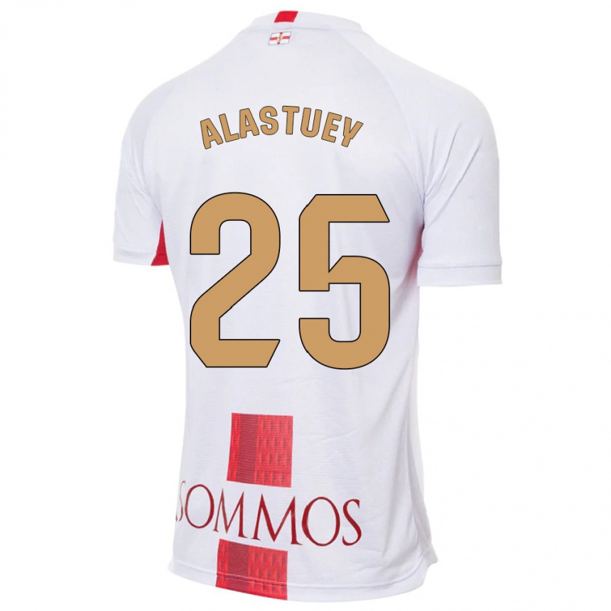 Hombre Fútbol Camiseta Martina Alastuey #25 Blanco 2ª Equipación 2023/24 México