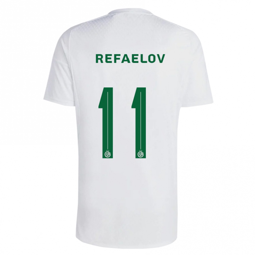 Hombre Fútbol Camiseta Lior Refaelov #11 Verde Azul 2ª Equipación 2023/24 México