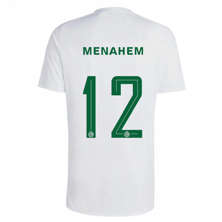 Hombre Fútbol Camiseta Sun Menahem #12 Verde Azul 2ª Equipación 2023/24 México