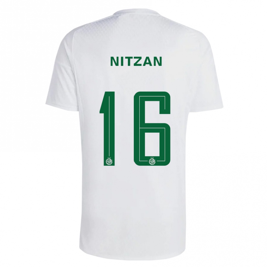 Hombre Fútbol Camiseta Itamar Nitzan #16 Verde Azul 2ª Equipación 2023/24 México