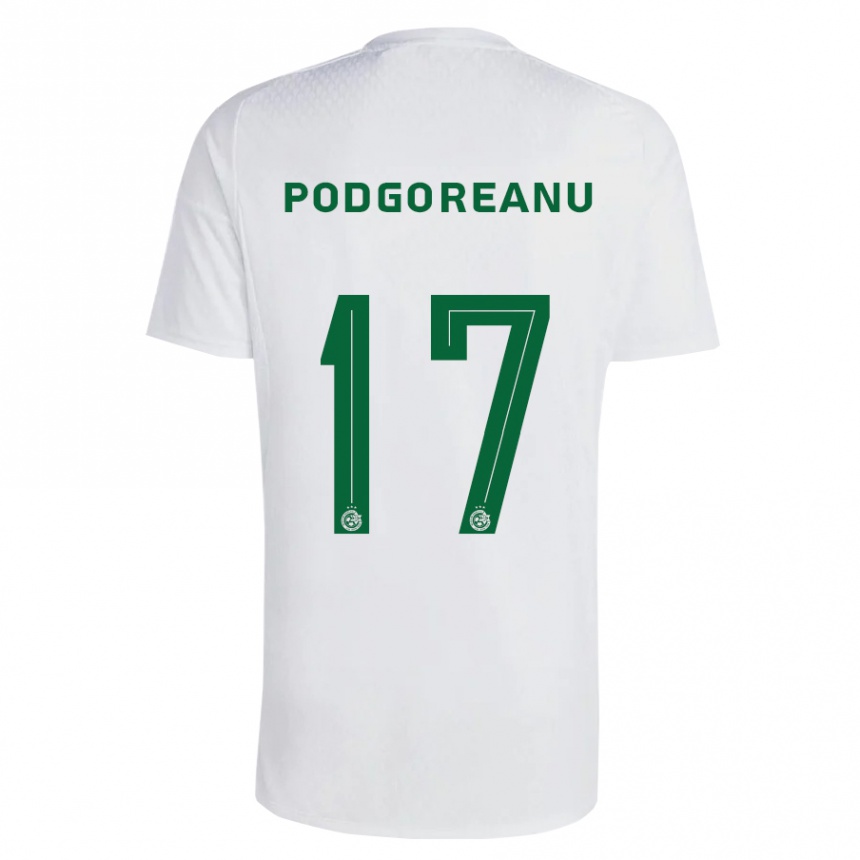 Hombre Fútbol Camiseta Suf Podgoreanu #17 Verde Azul 2ª Equipación 2023/24 México