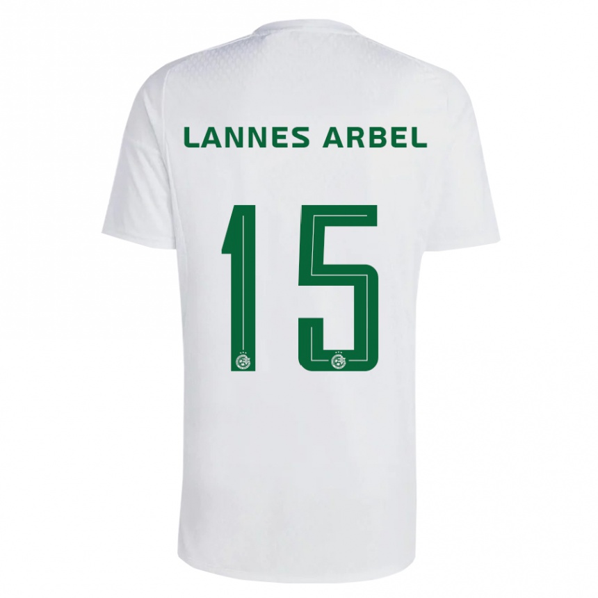 Hombre Fútbol Camiseta Tomer Lannes Arbel #15 Verde Azul 2ª Equipación 2023/24 México