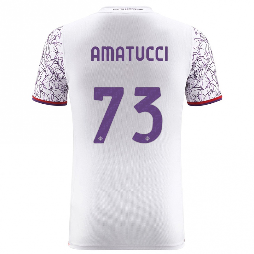 Hombre Fútbol Camiseta Lorenzo Amatucci #73 Blanco 2ª Equipación 2023/24 México