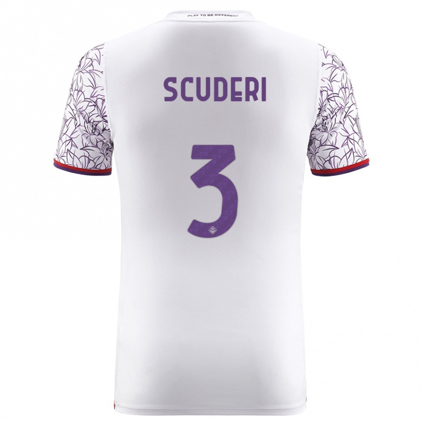 Hombre Fútbol Camiseta Giulio Scuderi #3 Blanco 2ª Equipación 2023/24 México
