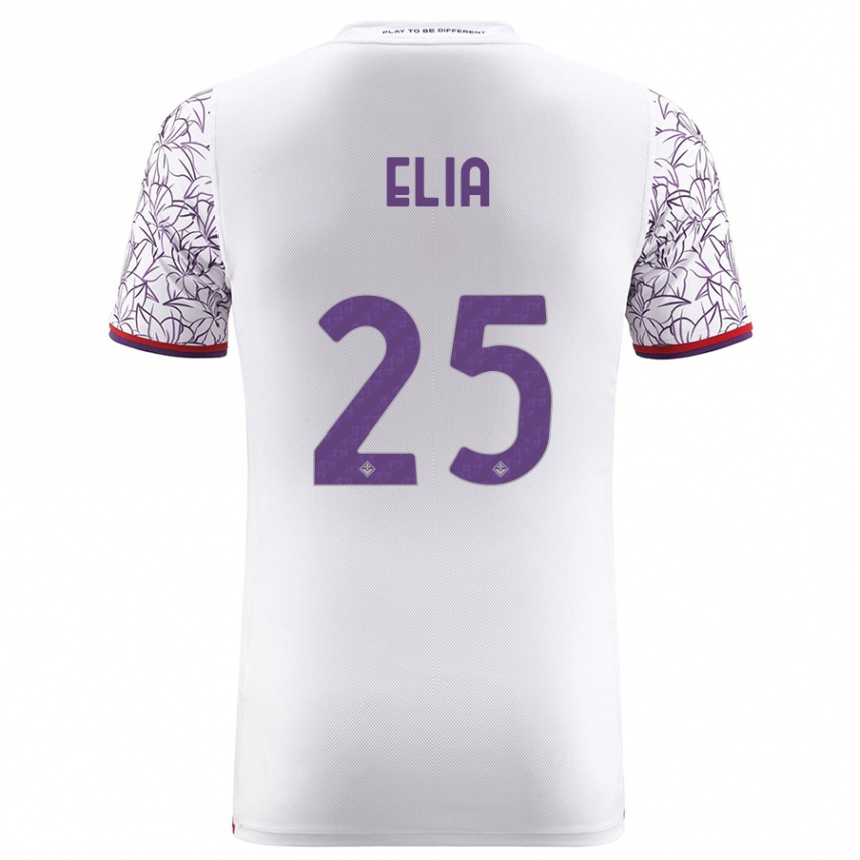 Hombre Fútbol Camiseta Mirko Elia #25 Blanco 2ª Equipación 2023/24 México