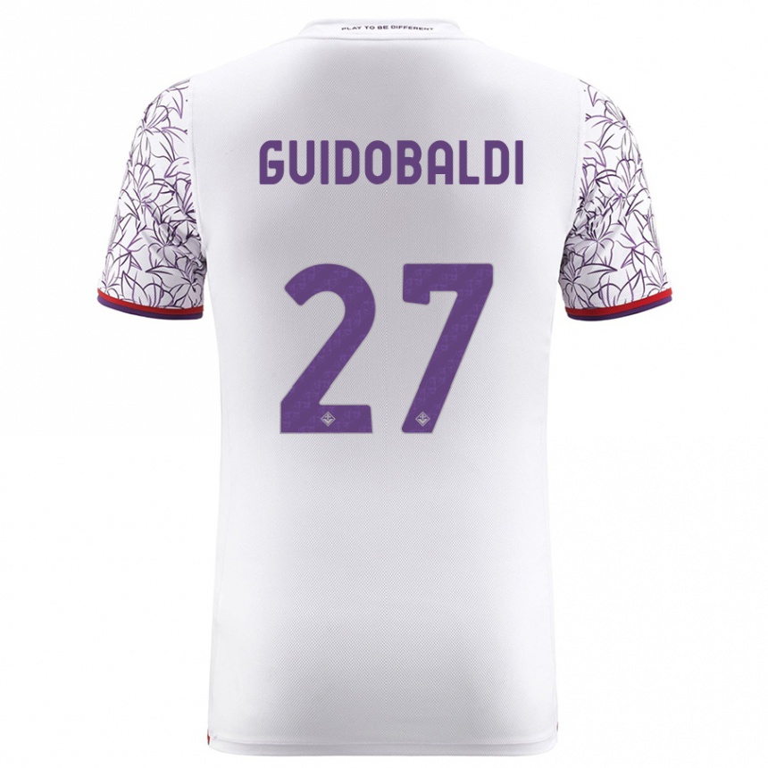 Hombre Fútbol Camiseta Filippo Guidobaldi #27 Blanco 2ª Equipación 2023/24 México