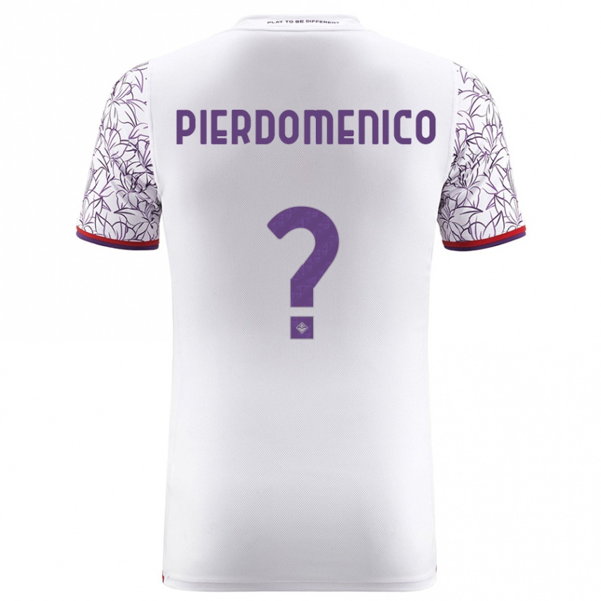 Hombre Fútbol Camiseta Jacopo Di Pierdomenico #0 Blanco 2ª Equipación 2023/24 México