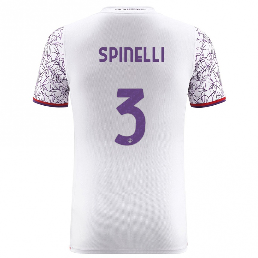 Hombre Fútbol Camiseta Giorgia Spinelli #3 Blanco 2ª Equipación 2023/24 México