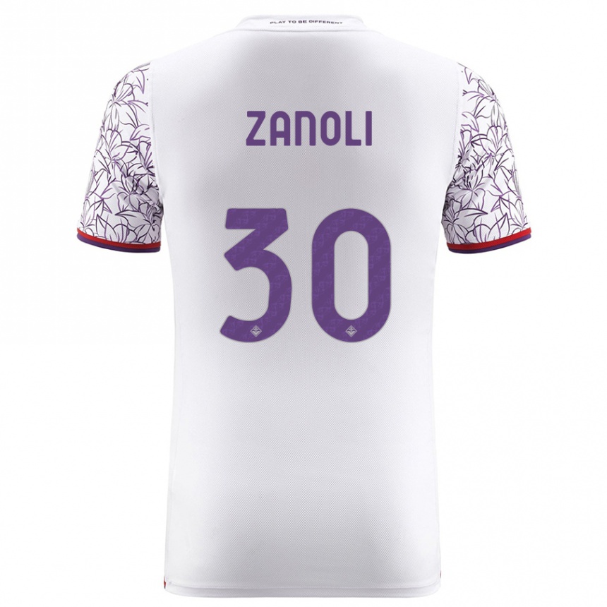 Hombre Fútbol Camiseta Martina Zanoli #30 Blanco 2ª Equipación 2023/24 México