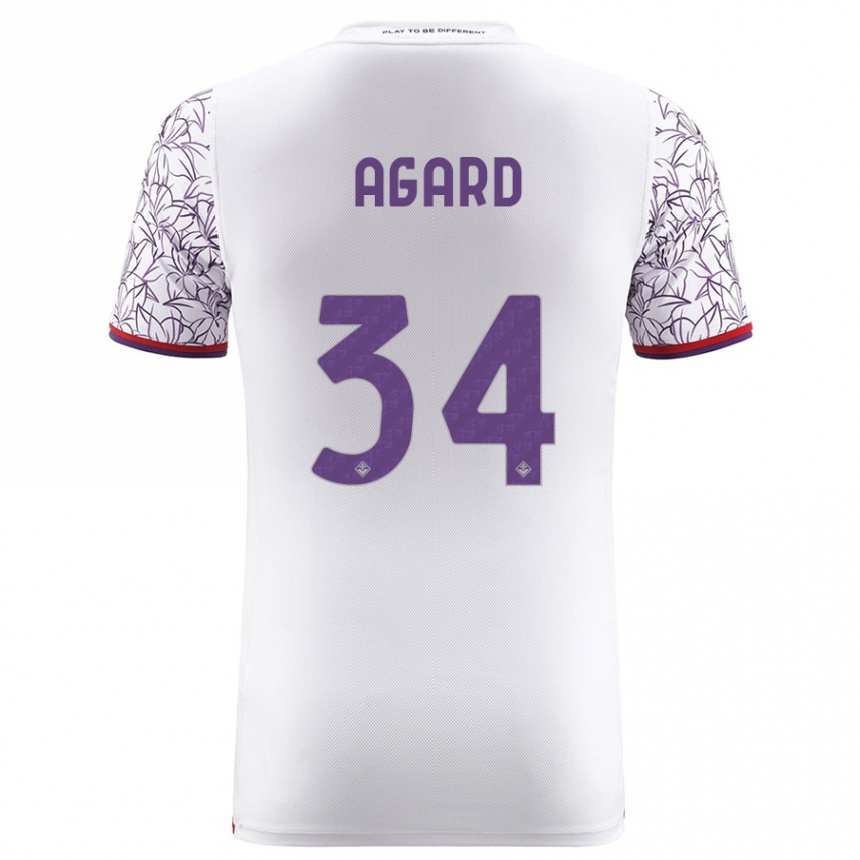 Hombre Fútbol Camiseta Laura Agard #34 Blanco 2ª Equipación 2023/24 México