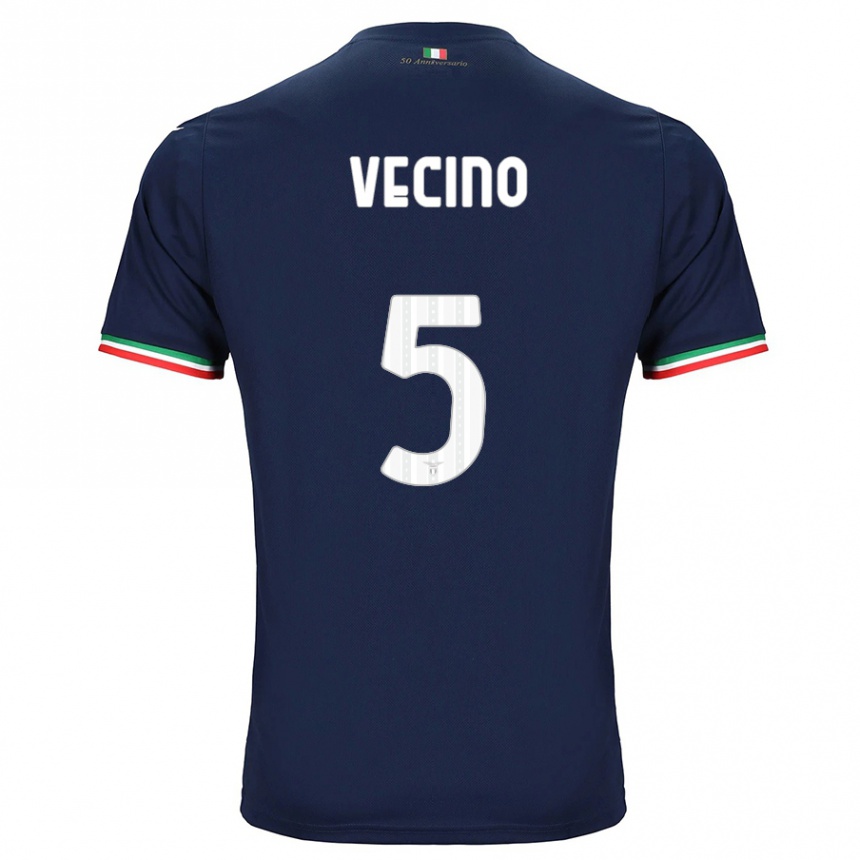 Hombre Fútbol Camiseta Matías Vecino #5 Armada 2ª Equipación 2023/24 México