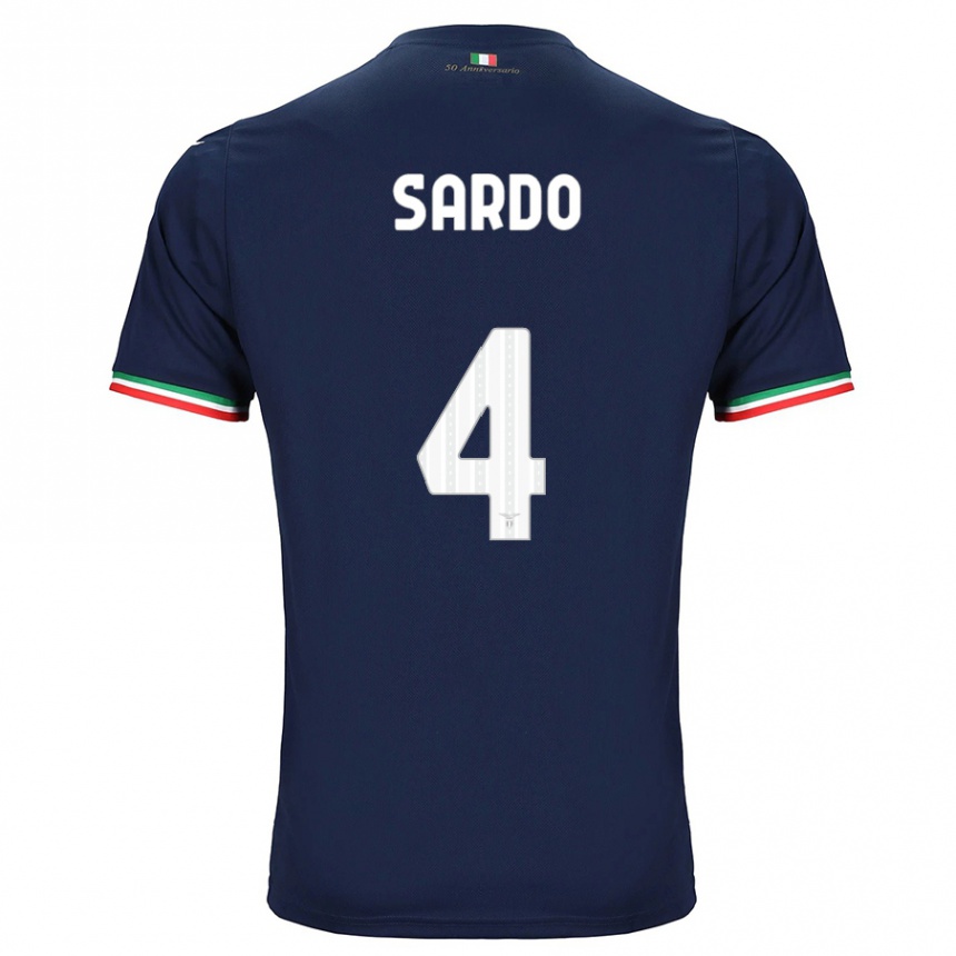 Hombre Fútbol Camiseta Jacopo Sardo #4 Armada 2ª Equipación 2023/24 México