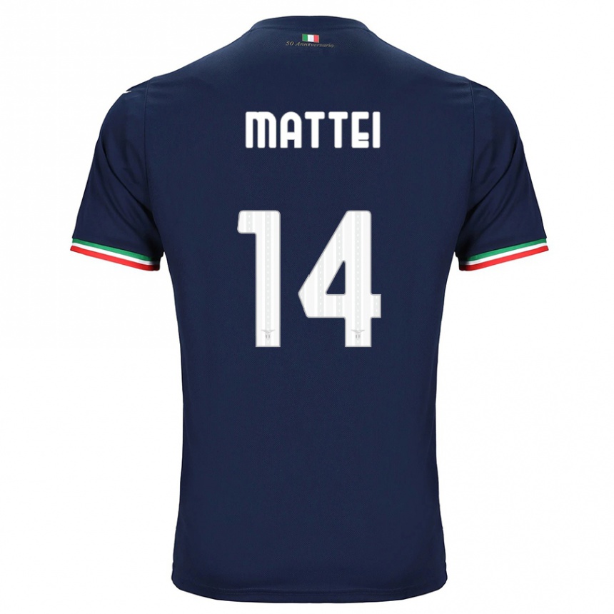 Hombre Fútbol Camiseta Sarah Mattei #14 Armada 2ª Equipación 2023/24 México