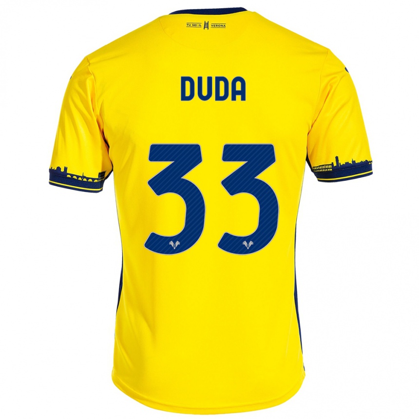 Hombre Fútbol Camiseta Ondrej Duda #33 Amarillo 2ª Equipación 2023/24 México