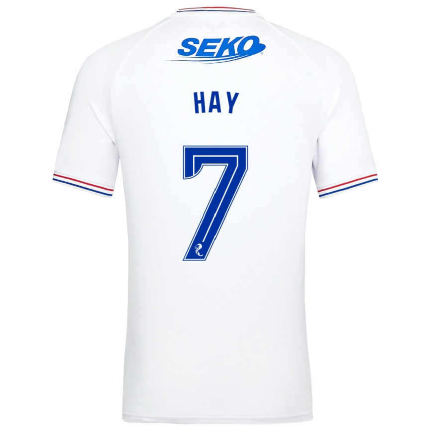 Hombre Fútbol Camiseta Brogan Hay #7 Blanco 2ª Equipación 2023/24 México