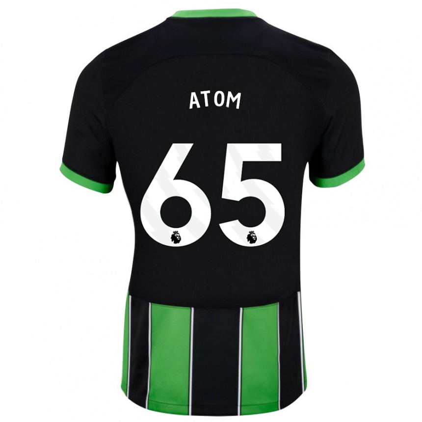 Hombre Fútbol Camiseta Noel Atom #65 Verde Negro 2ª Equipación 2023/24 México