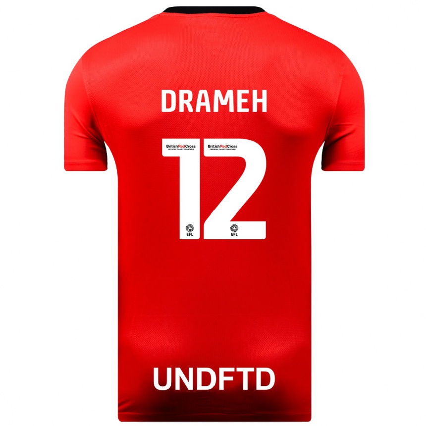 Hombre Fútbol Camiseta Cody Drameh #12 Rojo 2ª Equipación 2023/24 México