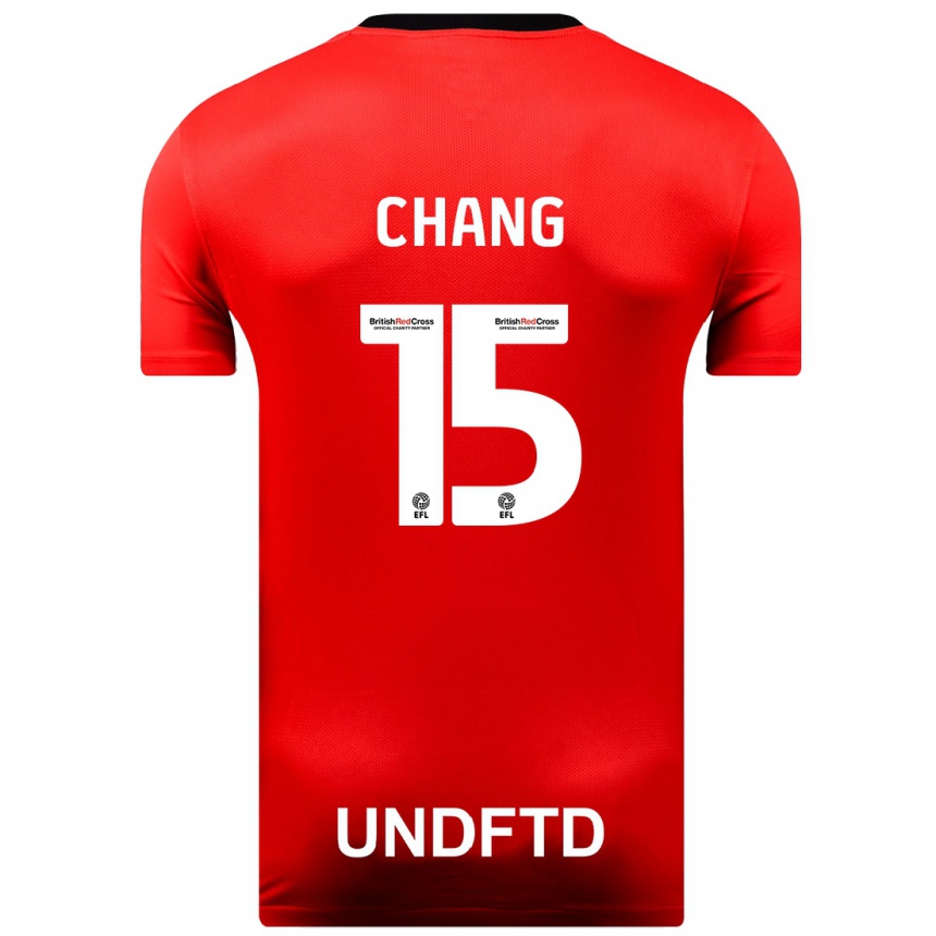 Hombre Fútbol Camiseta Alfie Chang #15 Rojo 2ª Equipación 2023/24 México