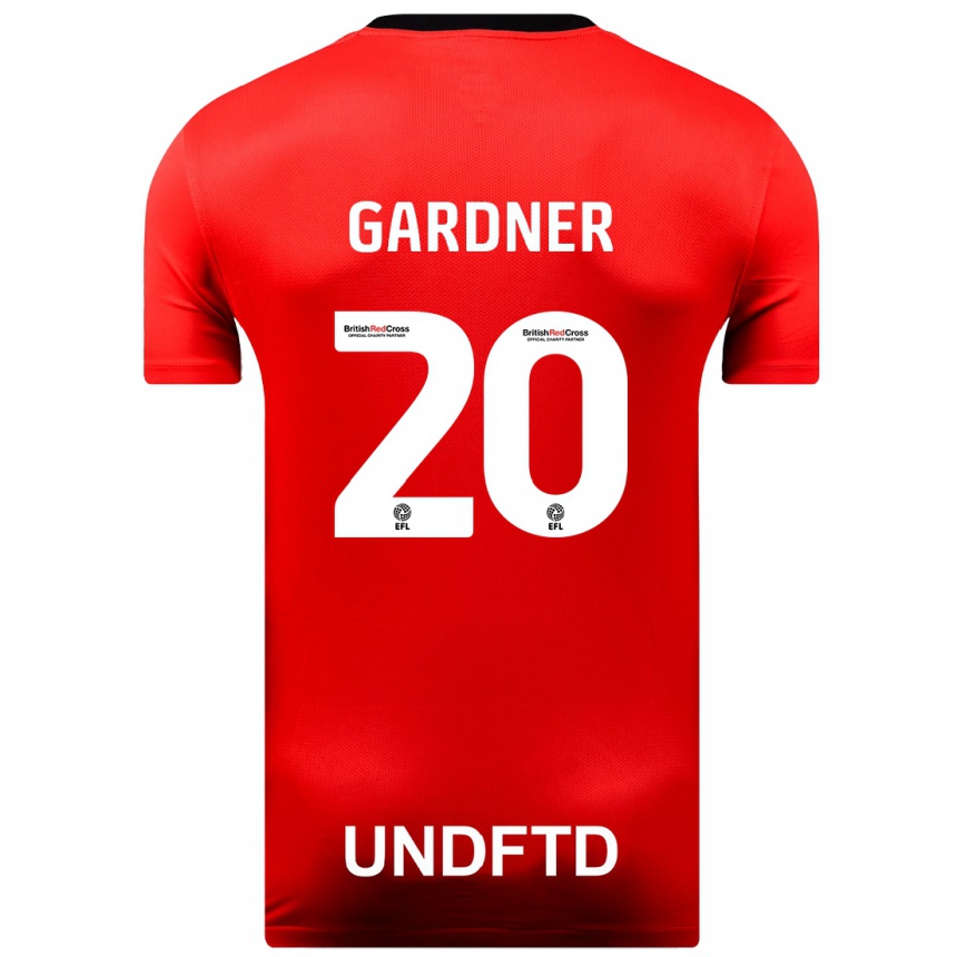 Hombre Fútbol Camiseta Gary Gardner #20 Rojo 2ª Equipación 2023/24 México