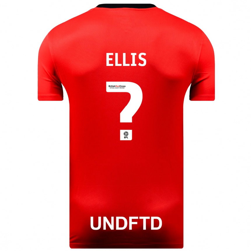 Hombre Fútbol Camiseta O'shea Ellis #0 Rojo 2ª Equipación 2023/24 México