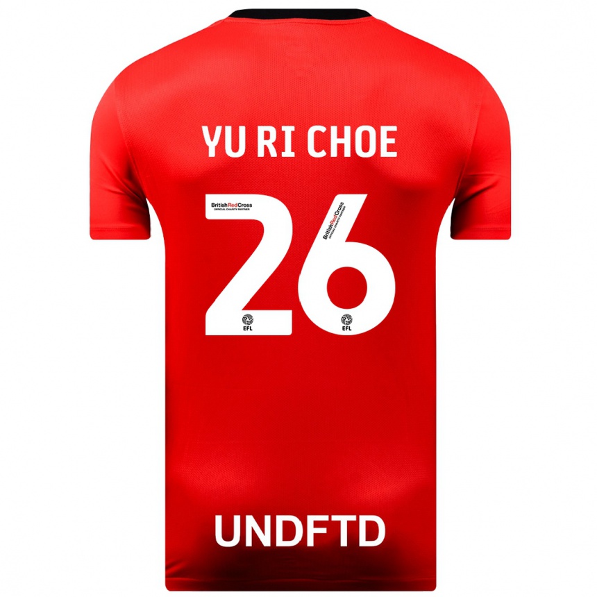 Hombre Fútbol Camiseta Yu-Ri Choe #26 Rojo 2ª Equipación 2023/24 México