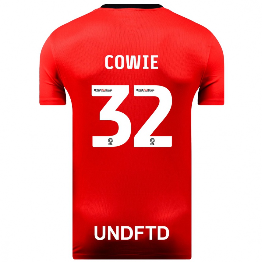 Hombre Fútbol Camiseta Abbie Cowie #32 Rojo 2ª Equipación 2023/24 México