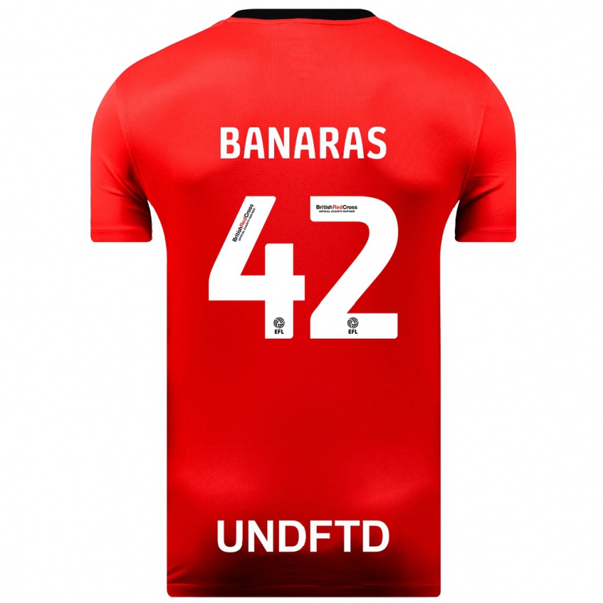 Hombre Fútbol Camiseta Layla Banaras #42 Rojo 2ª Equipación 2023/24 México