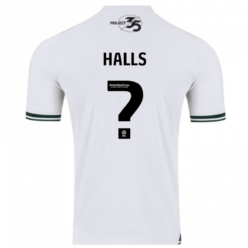 Hombre Fútbol Camiseta Oscar Halls #0 Blanco 2ª Equipación 2023/24 México